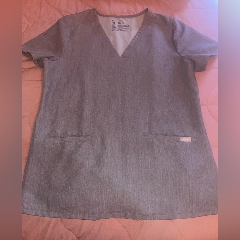 Figs scrubs top